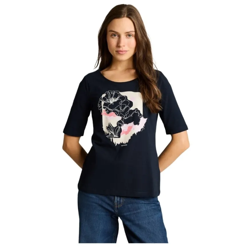 Camisetas manga corta Tom tailor T-Shirt Crew Neck With Print