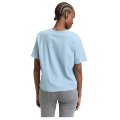 Camisetas manga corta Tom tailor Boxy T-Shirt With Embro