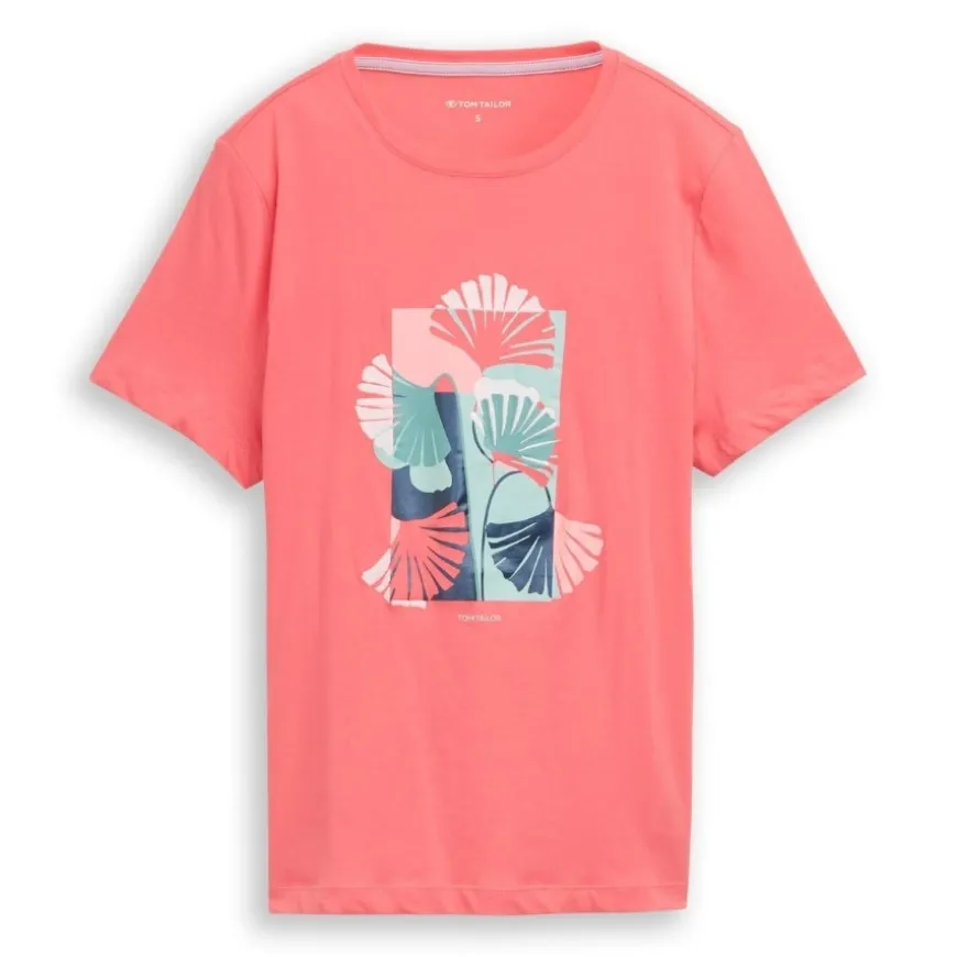 Camisetas manga corta Tom tailor T-Shirt Crew Neck Front Print