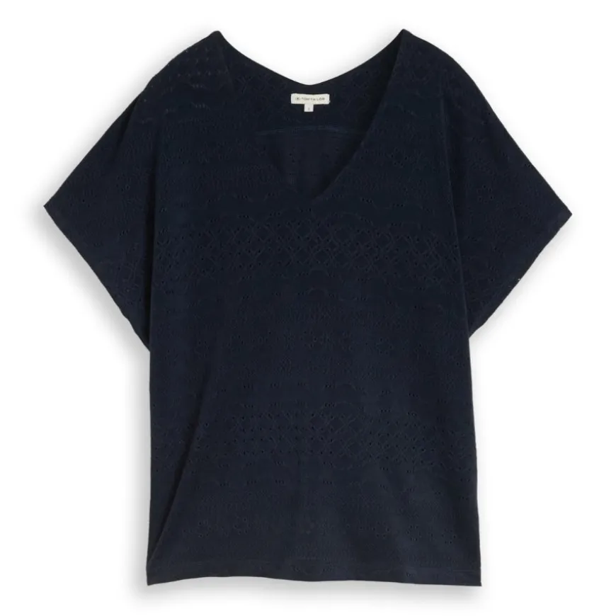 Camisetas manga corta Tom tailor T-Shirt V-Neck Ajour