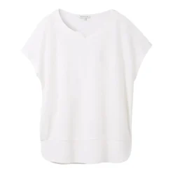 Camisetas manga corta Tom tailor T-Shirt Fabric Mix Crew Neck