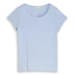 Camisetas manga corta Tom tailor T-Shirt Slub Jersey Wide Crew Neck