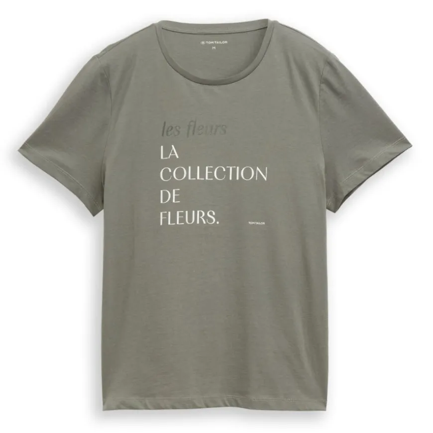Camisetas manga corta Tom tailor T-Shirt Crew Neck Front Print