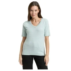 Camisetas manga corta Tom tailor T-Shirt Stripe V-Neck