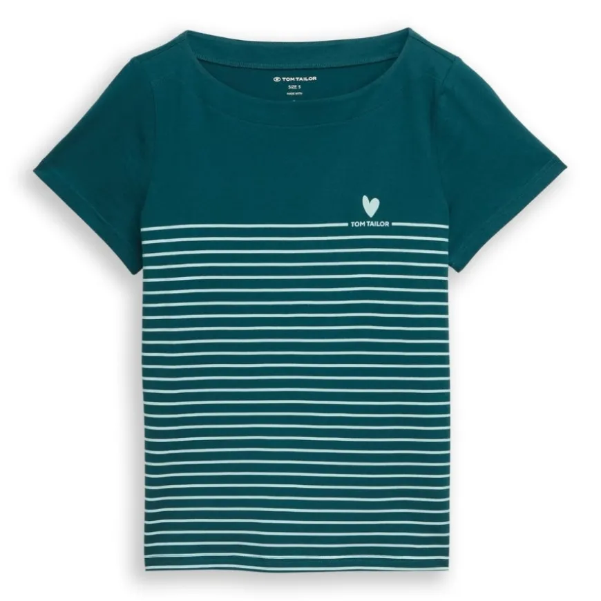 Camisetas manga corta Tom tailor T-Shirt Placed Stripe