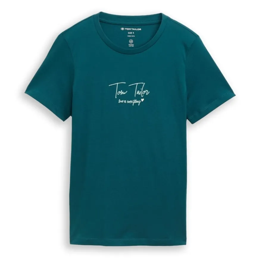 Camisetas manga corta Tom tailor T-Shirt Crew Neck Logo