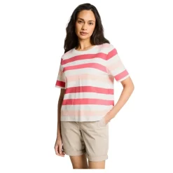 Camisetas manga corta Tom tailor T-Shirt Boxy Crew Neck With Print