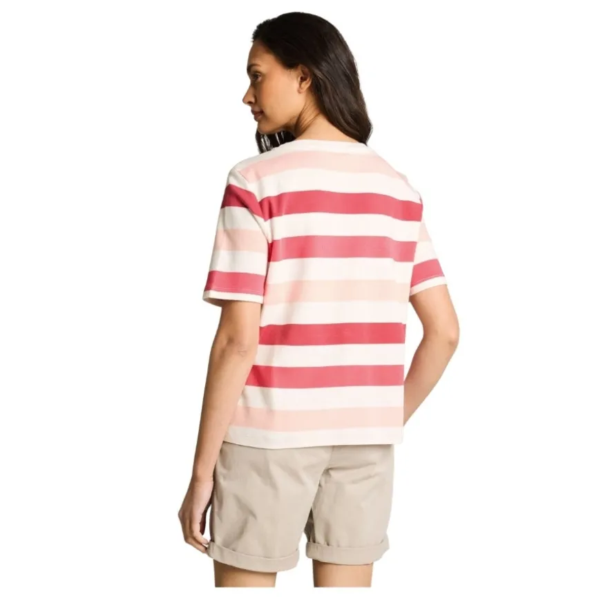 Camisetas manga corta Tom tailor T-Shirt Boxy Crew Neck With Print