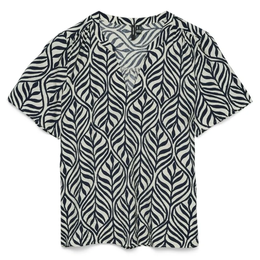 Camisetas manga corta Vero moda Vmjosie Ss V-Neck Gathering Top Wvn Ga
