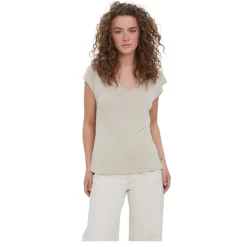 Camisetas manga corta Vero moda Vmfilli Ss V-Neck Tee Noos