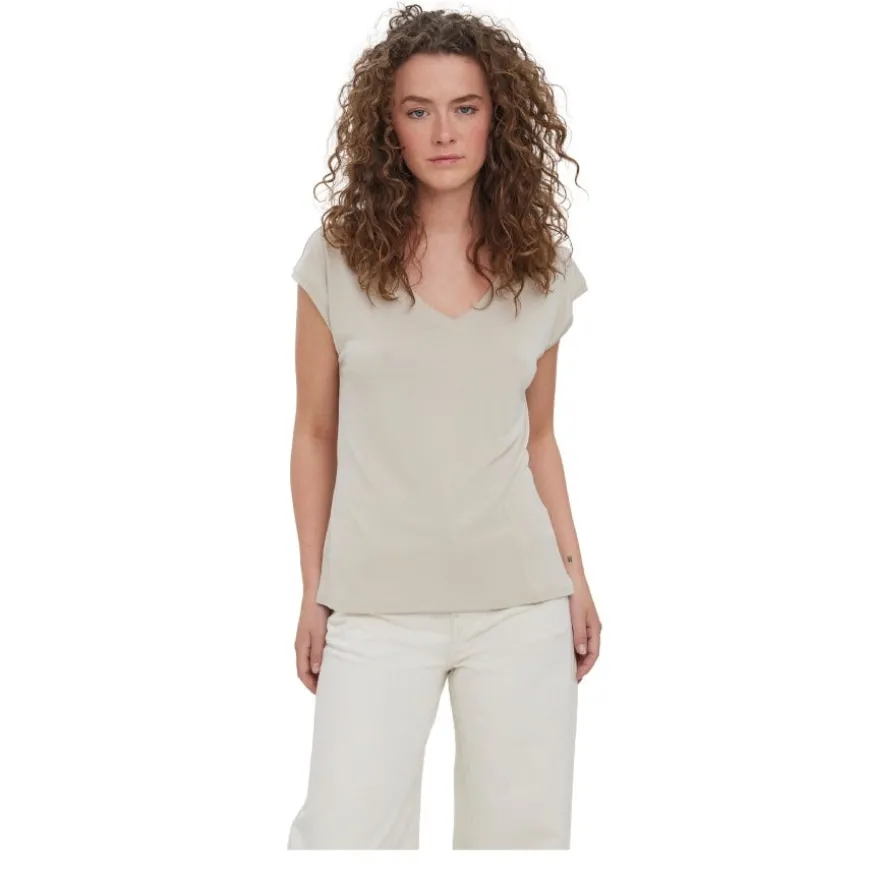 Camisetas manga corta Vero moda Vmfilli Ss V-Neck Tee Noos