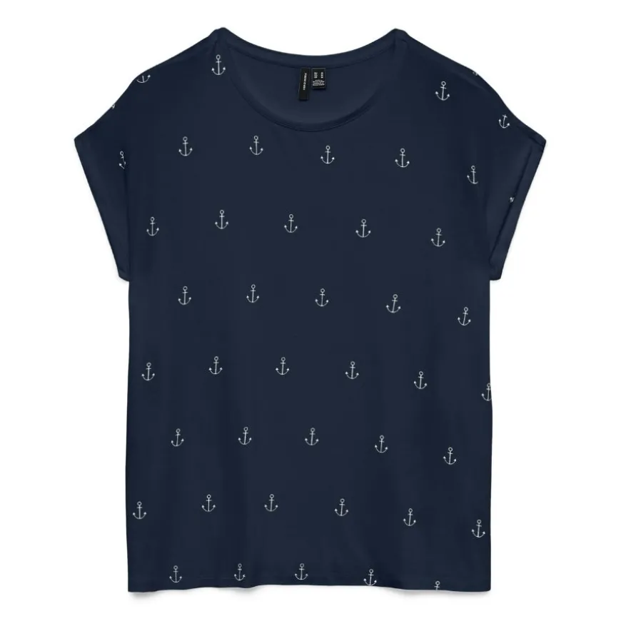 Camisetas manga corta Vero moda Vmava Ss Top Multi Aop Noos