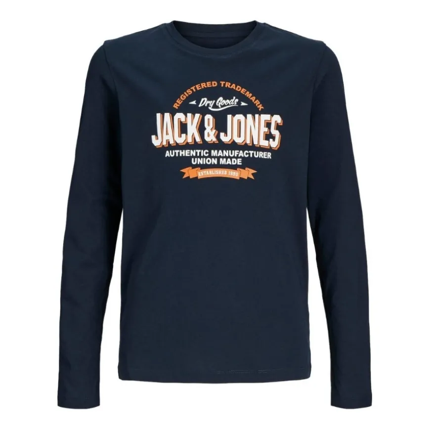 Camisetas manga larga Jack & jones N.U. Jjelogo Tee Ls O-Neck 2 Col Noos Jnr