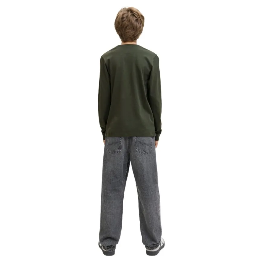 Camisetas manga larga Jack & jones N.U. Jjelogo Tee Ls O-Nec 2 Col Aw25 Noos Jnr PT