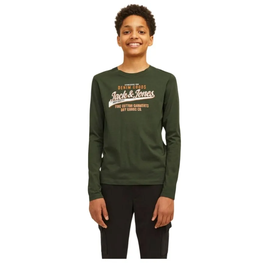 Camisetas manga larga Jack & jones N.U. Jjelogo Tee Ls O-Neck 2 Col Noos Jnr