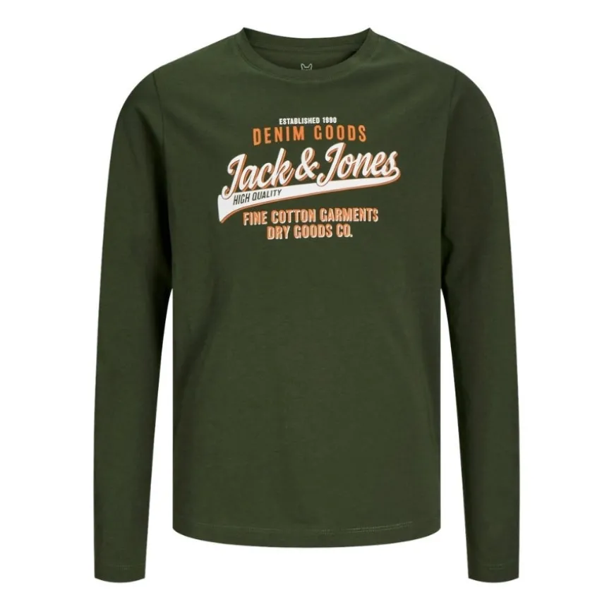 Camisetas manga larga Jack & jones N.U. Jjelogo Tee Ls O-Neck 2 Col Noos Jnr