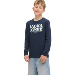 Camisetas manga larga Jack & jones Jjgeplas Tee Ls Crew Neck Jnr PT