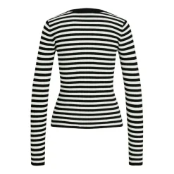 Camisetas manga larga Jjxx Jxjodi Tight Stripe Crew Neck Knit Noos