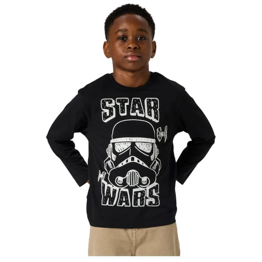 Camisetas manga larga Name-it Nkmvolt Starwars Ls Top Bfu