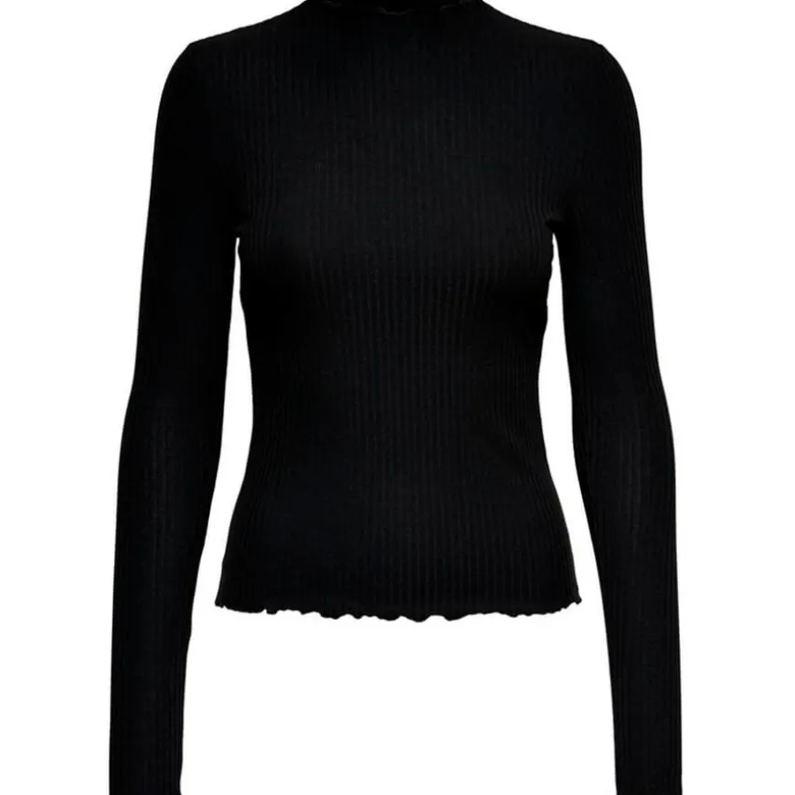 Camisetas manga larga Only Onlemma L S High Neck Top Noos Jrs