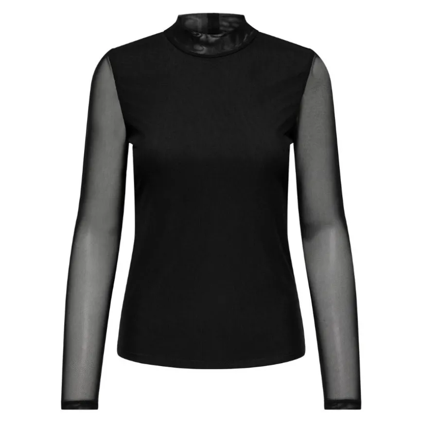 Camisetas manga larga Only Onlerica Life Mesh L S Top Jrs Noos