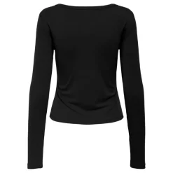 Camisetas manga larga Only Onlfree Life L S Placket Rib Top Jrs