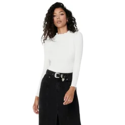Camisetas manga larga Only Onlemma L S High Neck Top Noos Jrs