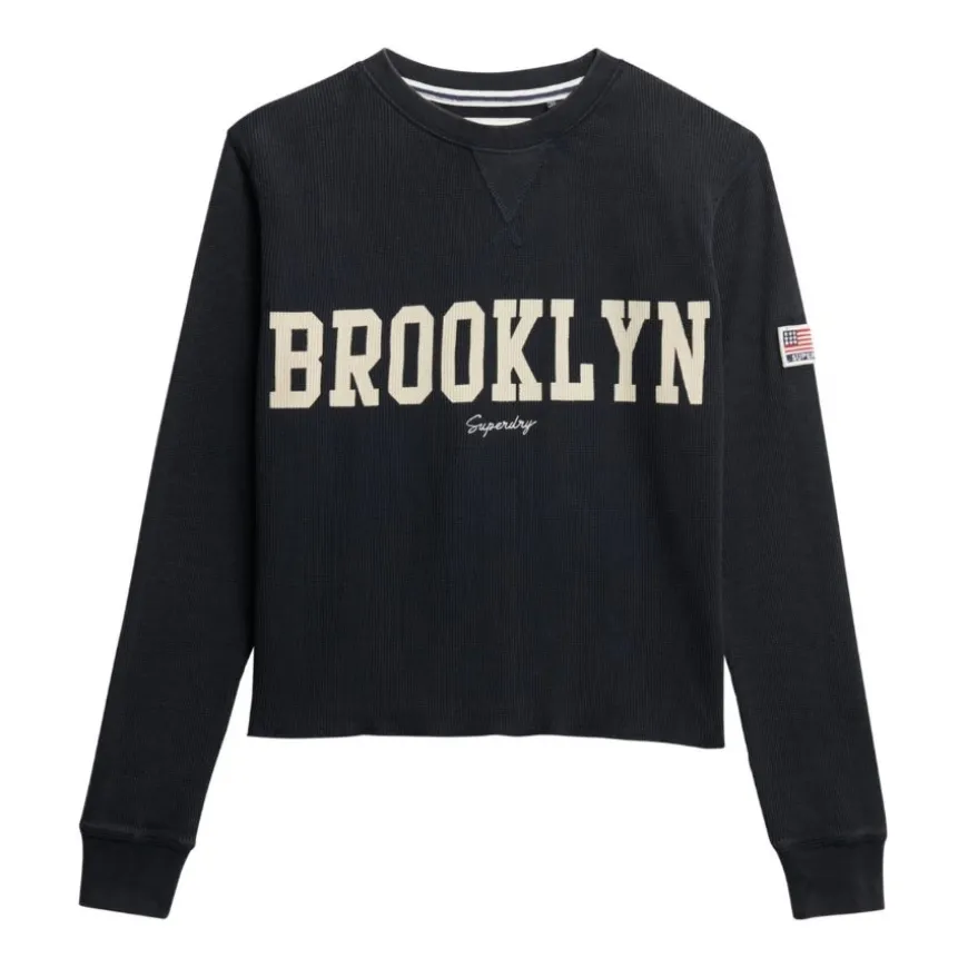 Camisetas manga larga Superdry Ath Essential Graphic Ls Top