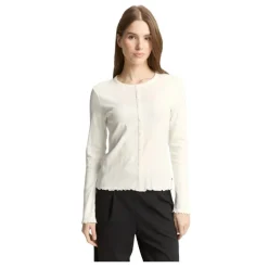 Camisetas manga larga Tom tailor Pointelle Longsleeve T-Shirt