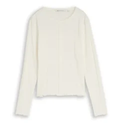Camisetas manga larga Tom tailor Pointelle Longsleeve T-Shirt