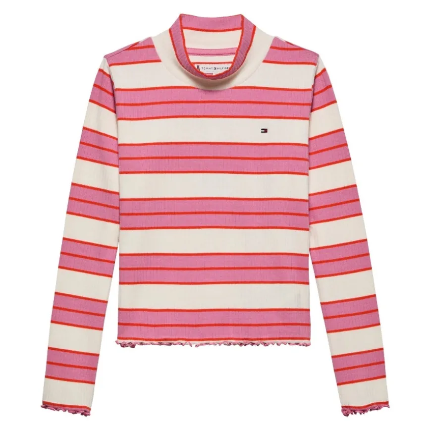 Camisetas manga larga Tommy hilfiger Mock Neck Top LS