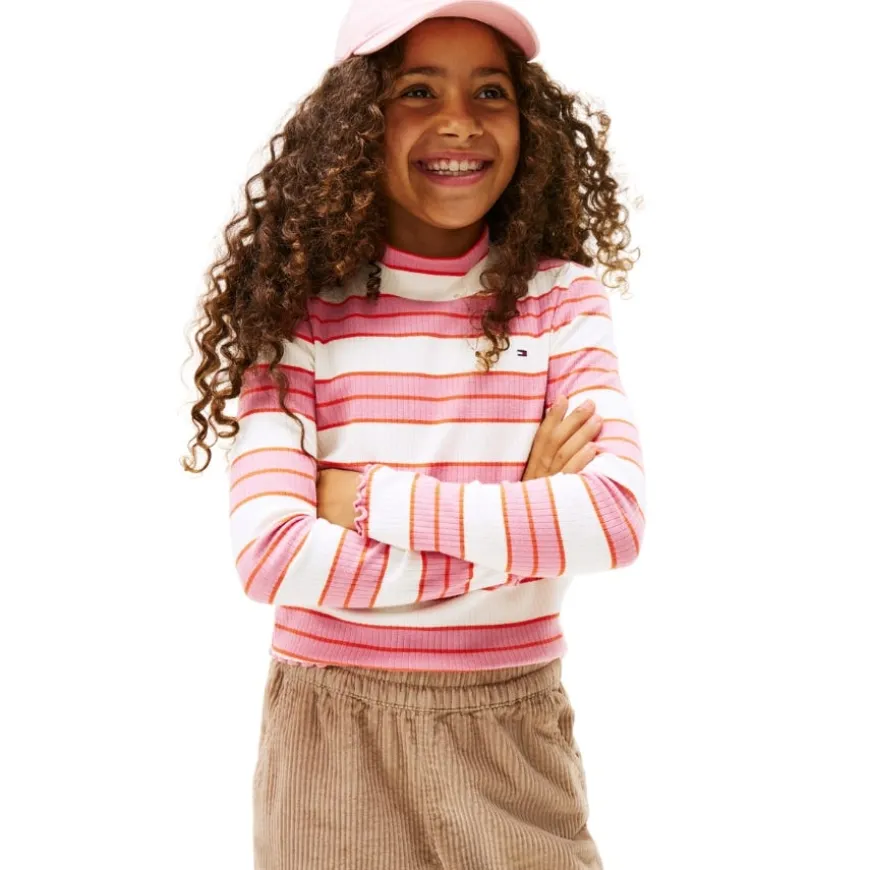 Camisetas manga larga Tommy hilfiger Mock Neck Top LS