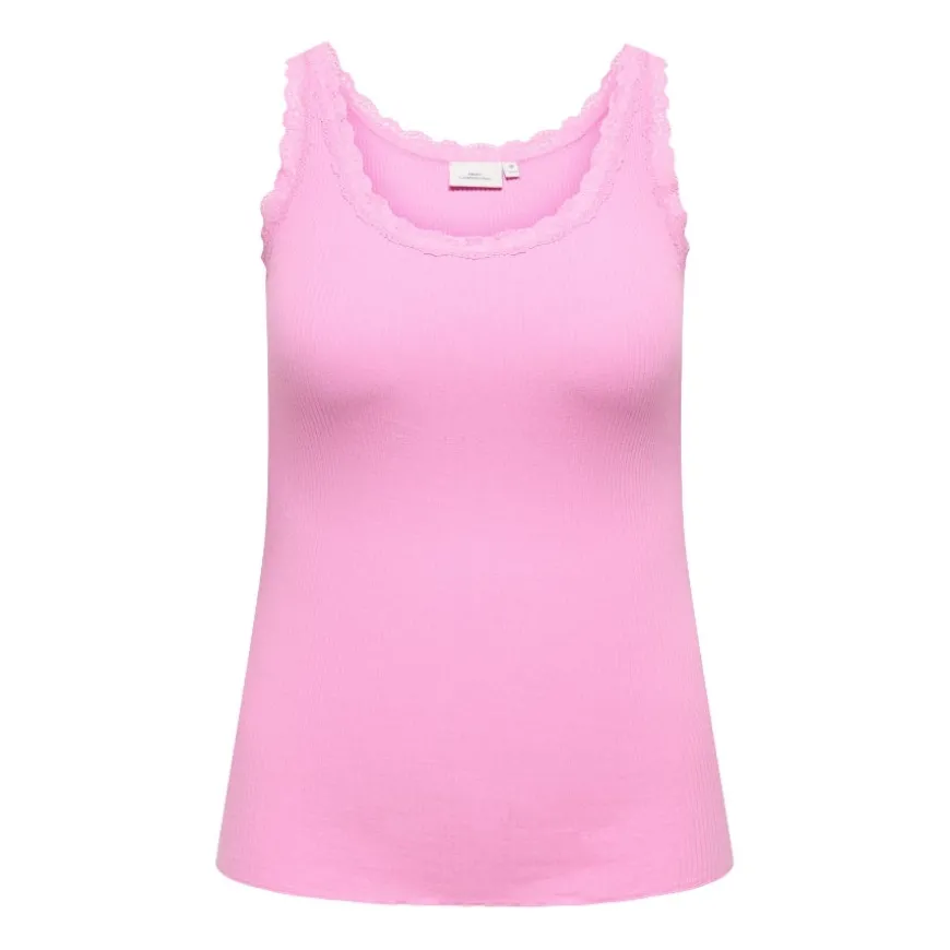 Camisetas sin mangas Carmakoma Carsara Sharai Lace Tank Top Jrs Noos