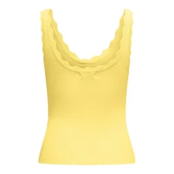 Camisetas sin mangas Jdy Jdynanna S L Scallop Edge Top Knt Noos