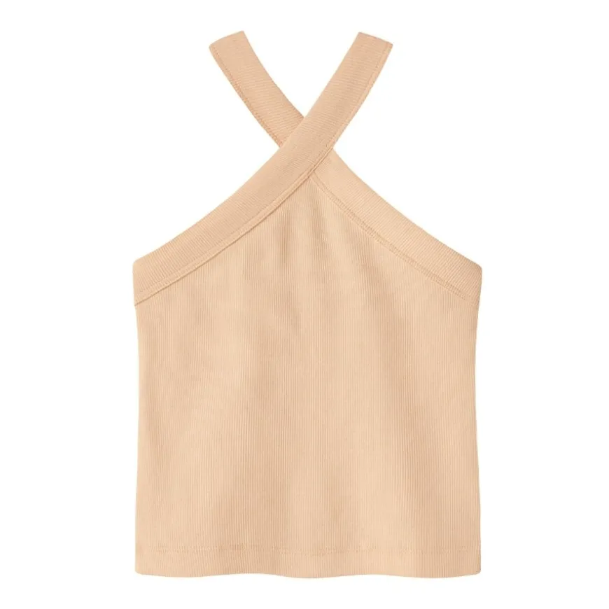 Camisetas sin mangas Name-it Nkfflommiz Oneshoulder Sh Slim Top Box