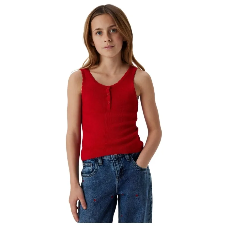 Camisetas sin mangas Name-it Nkffilisa Knit Strap Top