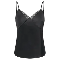 Camisetas sin mangas Only Onlfaraya Strap Lace Satin Top Wvn