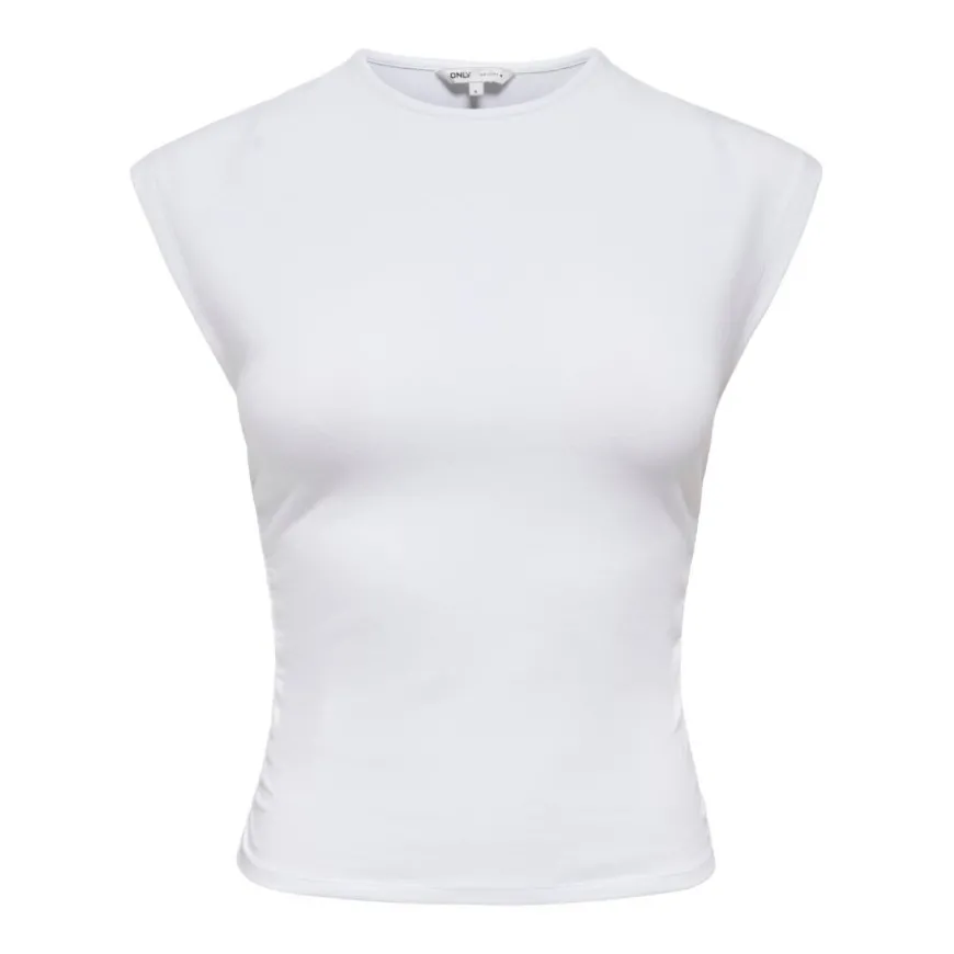 Camisetas sin mangas Only Onlmira Capsl Ruching Top Jrs Noos