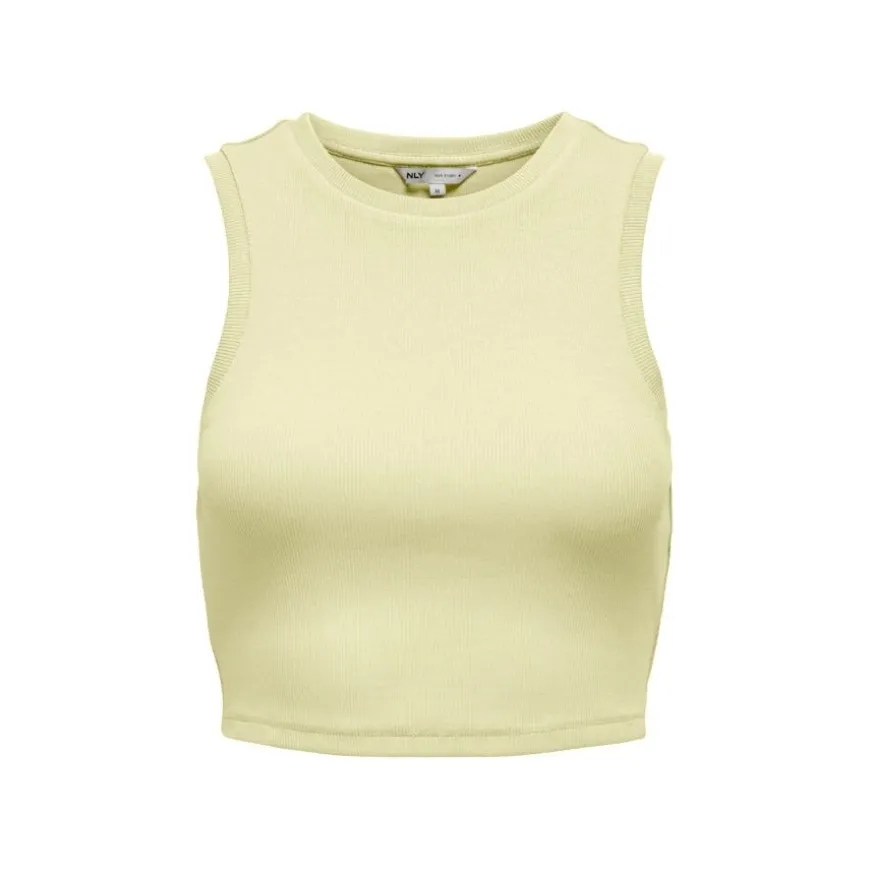 Camisetas sin mangas Only Onlvilma S L Cropped Tank Top Jrs Noos