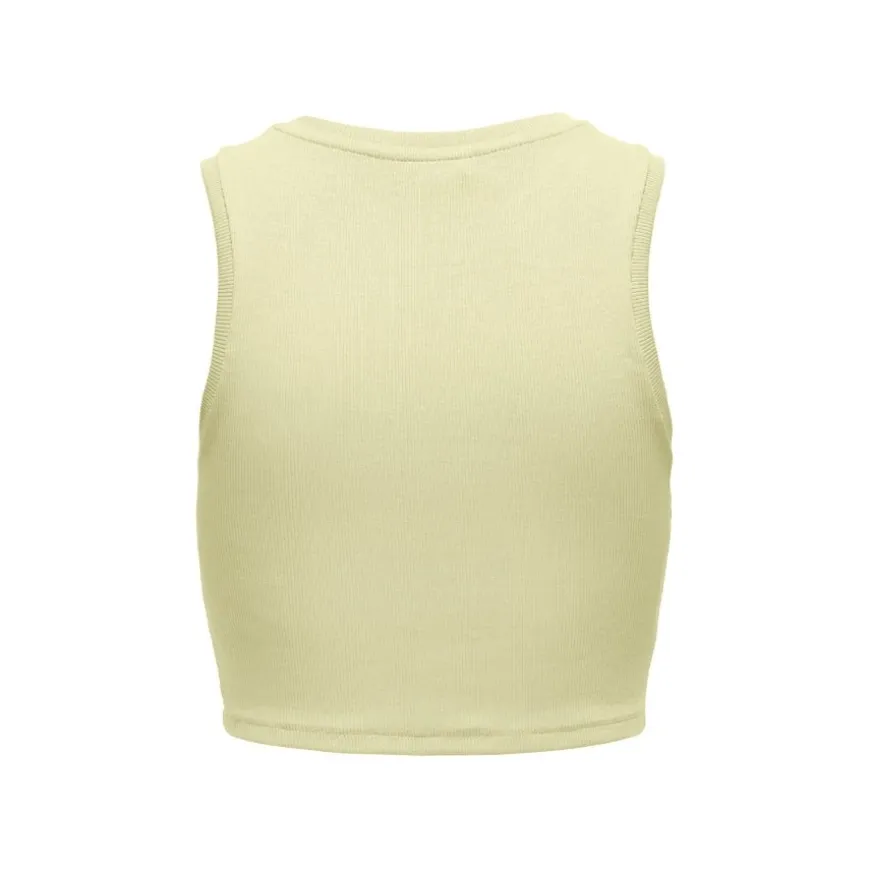 Camisetas sin mangas Only Onlvilma S L Cropped Tank Top Jrs Noos