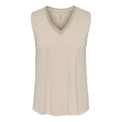 Camisetas sin mangas Only Onldemi S L V-Neck Glitter Top Jrs