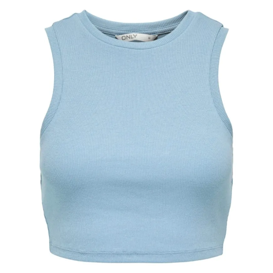 Camisetas sin mangas Only Onlvilma S L Cropped Tank Top Jrs Noos