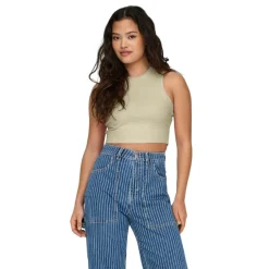 Camisetas sin mangas Only Onlvilma S L Cropped Tank Top Jrs Noos