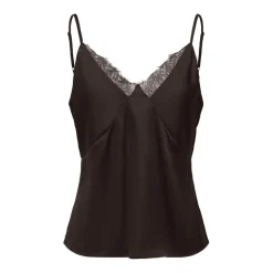 Camisetas sin mangas Only Onlfaraya Strap Lace Satin Top Wvn