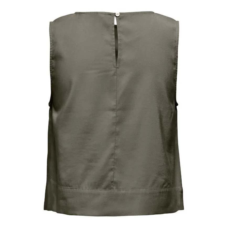 Camisetas sin mangas Only Onldorsi Aris Sl Loose Top Wvn Cc