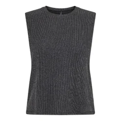 Camisetas sin mangas Only Onlcarol S L O-Neck Glitter Top Box Jrs