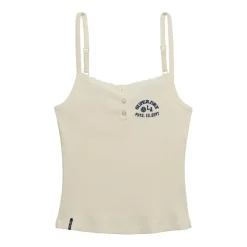 Camisetas sin mangas Superdry Athletic Embroider Button Cami
