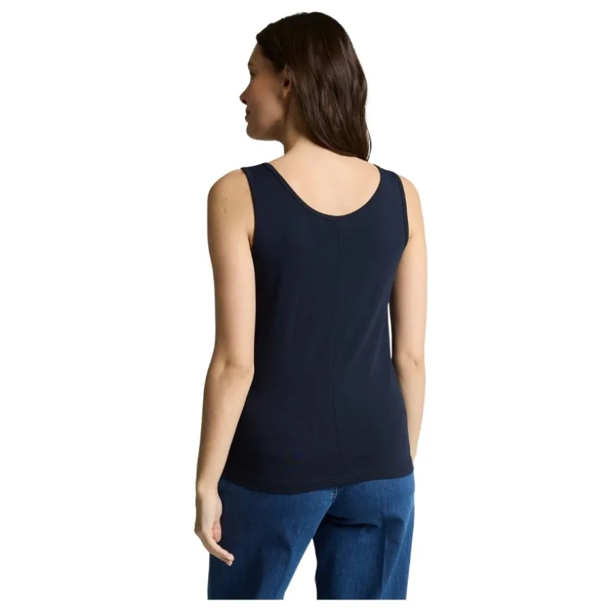 Camisetas sin mangas Tom tailor T-Shirt Top Crew Neck