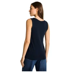 Camisetas sin mangas Tom tailor T-Shirt Rib Top