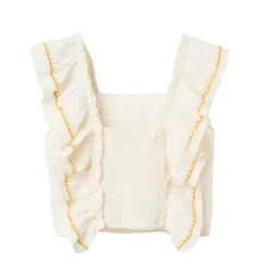 Camisetas sin mangas Zippy SS TOP LINEN COTTON